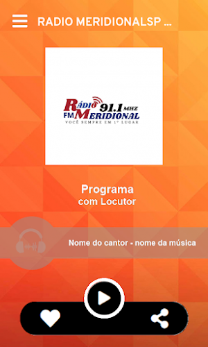 Radio MeridionalSP FM Screenshot 0