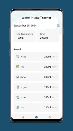 Water Intake Tracker Screenshot 1