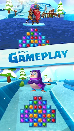 Peak - Penguin Story Match3 Games Screenshot 2