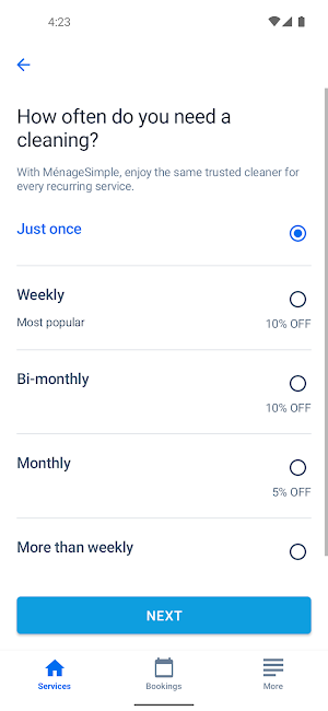 MénageSimple Screenshot 2