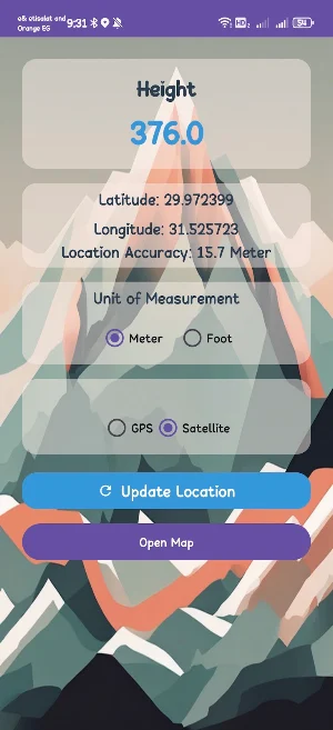 GPS Altitude & Sea Level Screenshot 2