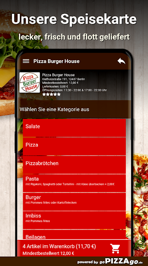 Pizza Burger House Berlin Screenshot 3