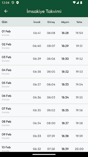 Namaz Vakti & Kıble Screenshot 2
