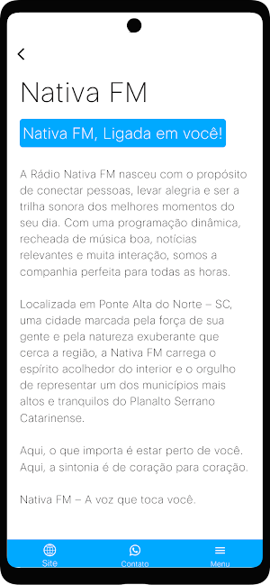 Nativa FM 104.9 - P. A. Norte Screenshot 1