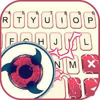 Thunder Sharingan Keyboard Background