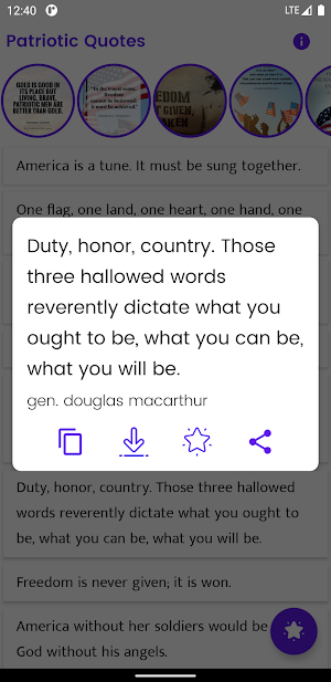 Patriotic Quotes and Sayings Screenshot 3