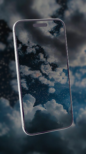 Night Sky Live Wallpaper Screenshot 1