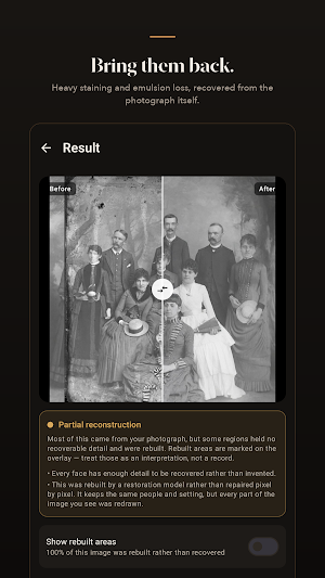 Heirloom: Restore Old Photos Screenshot 0