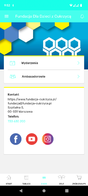 Fundacja dla Dzieci z Cukrzycą Screenshot 3