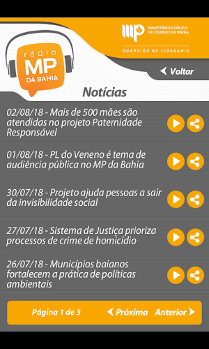 Rádio MP da Bahia Screenshot 1
