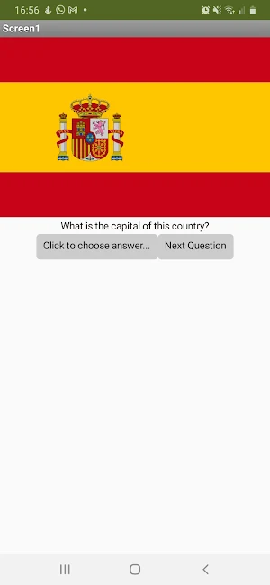 Quiz app Screenshot 2