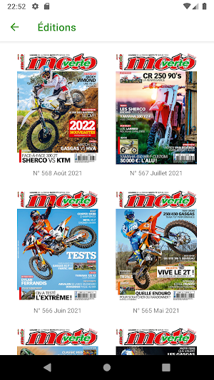 Moto Verte Magazine Screenshot 0