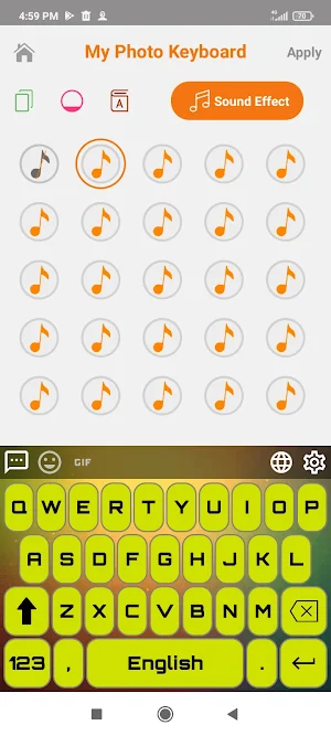 My Photo Keyboard Screenshot 3