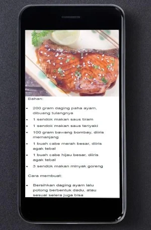 Resep Teriyaki Enak Screenshot 2