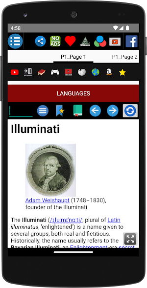 Illuminati History Screenshot 1