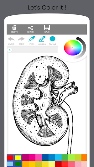 Human Anatomy Coloring Book Screenshot 2