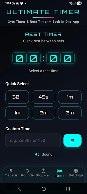 Ultimate Timer: Gym Timer Screenshot 3