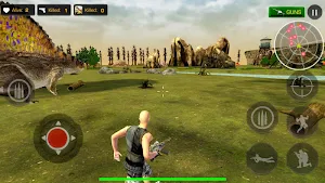 Modern Strike : Dino War Hunt Screenshot 1