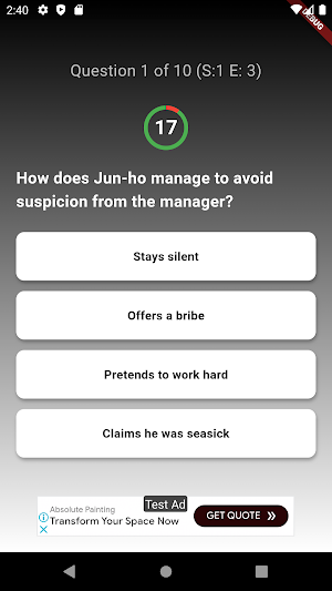 Squid Game Trivia Quiz Screenshot 1