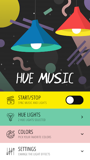 Hue Music Disco Party - Sync music and lights Screenshot 0