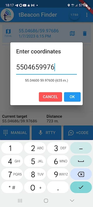 tBeacon Finder Screenshot 1