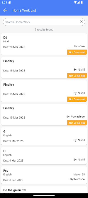 BGS Student App Screenshot 3