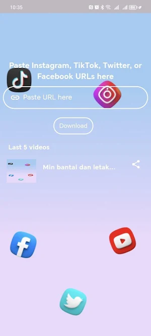Social Saver  Video Downloader Screenshot 1