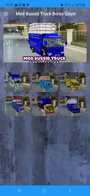 Mod Bussid Truck Beras Gayor Screenshot 0