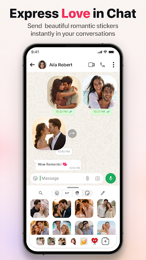 Romantic Stickers: WASticker Screenshot 2