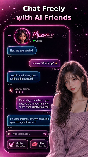 Kissora - AI Character Chat Screenshot 0