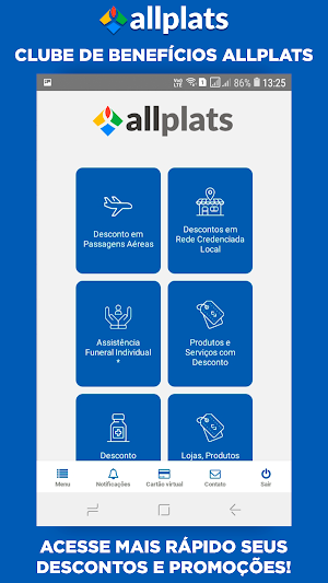 Clube de Benefícios Allplats Screenshot 1