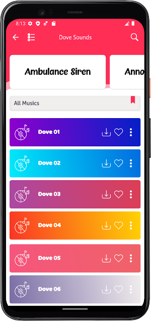 Dove Sounds Screenshot 1
