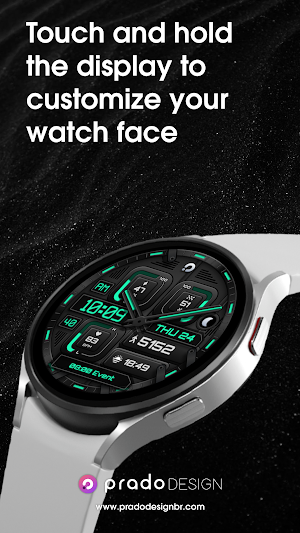 PRADO X95 - Hybrid Watch Face Screenshot 2