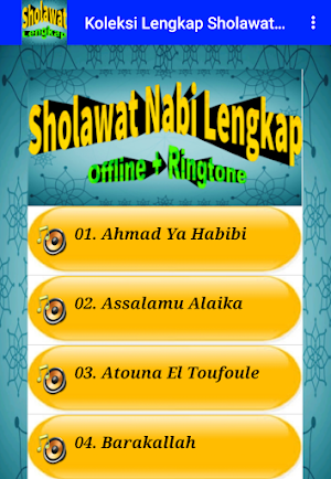 Koleksi Lengkap Sholawat Nabi Screenshot 2