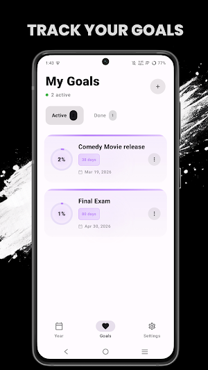 Few Days - Dot Goal Tracker Screenshot 2