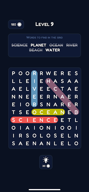 Word Search - Fun Puzzle Game Screenshot 0