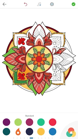 Magic Mandalas: Coloring Pages Screenshot 1