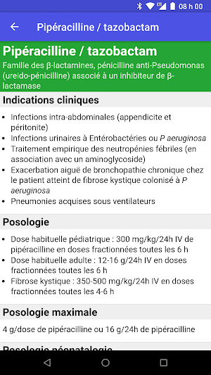 Antibiothérapie Pédiatrique Screenshot 2