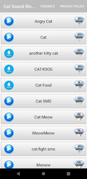 Cat Sound Ringtones Screenshot 1