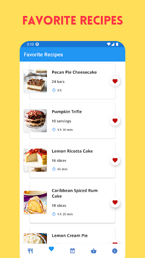 Desserts - Cake, Pies Recipes Screenshot 3