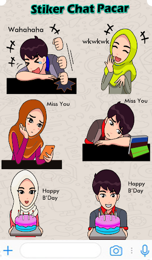 Sticker Chat Pacar - WaStickersApp Screenshot 0