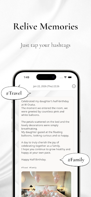 Minimal Diary - Simple Journal Screenshot 2