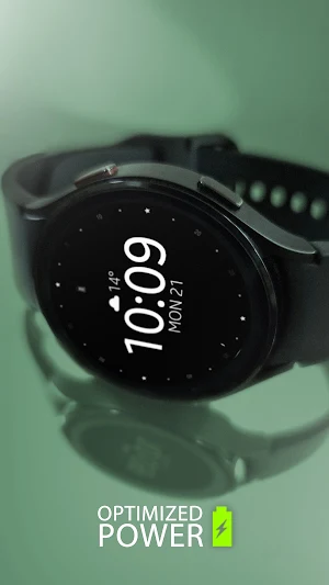 Battery v2 Digital watch face Screenshot 0