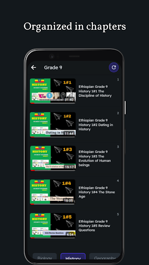 Ethiopian Education Playlist Screenshot 1