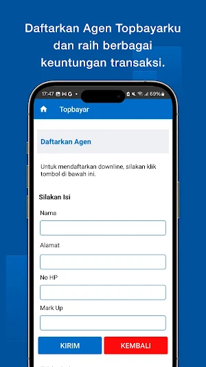 Topbayar: Agen Pulsa Murah Screenshot 1