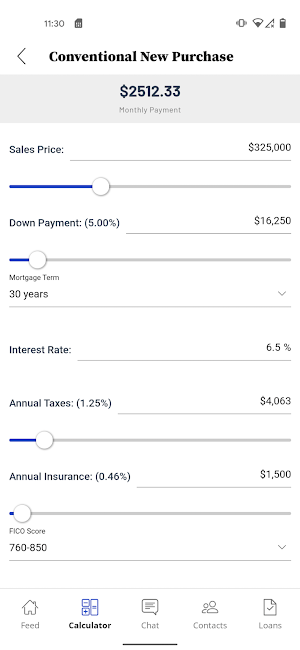 ONE Presidential Mortgage Screenshot 2