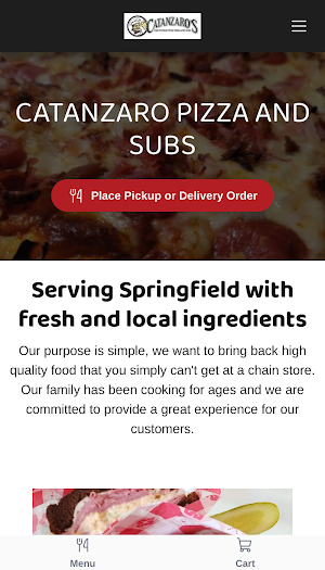 Catanzaro Pizza and Subs Screenshot 0