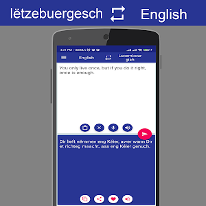 Luxembourgish English Trans Screenshot 1