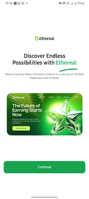 Ethereal Platform Screenshot 1