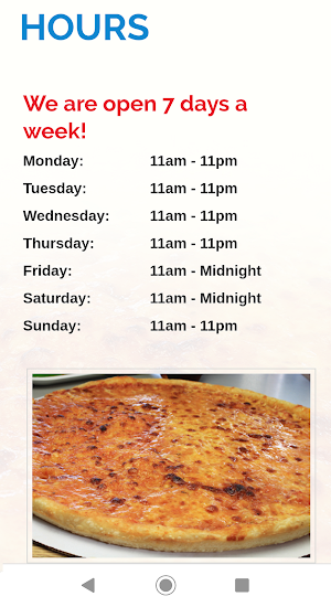 Waltham Pizza Screenshot 3